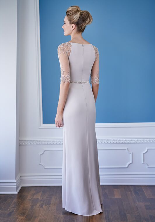 Jade Couture Mother of the Bride by Jasmine K228004 Black,Blue,Champagne,White,Silver,Ivory,Green,Gray,Purple,Pink,Red Mother Of The Bride Dress - 2