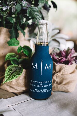 Monogrammed Beer Koozies