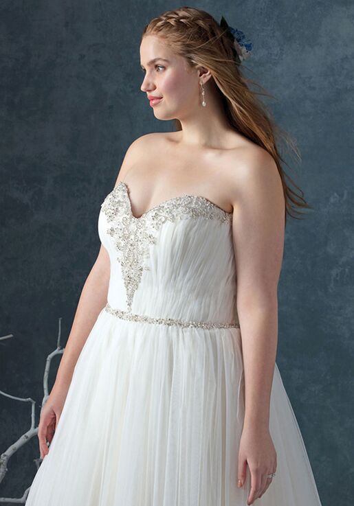 Beloved by Casablanca Bridal BL238 Sky A-Line Wedding Dress - 4