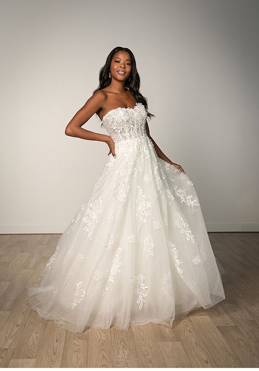 Stella York SY8073 A-Line Wedding Dress - 3