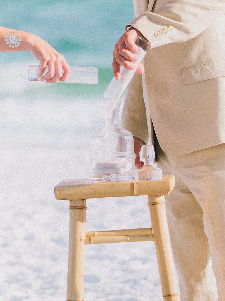 Unity sand wedding ceremony ideas
