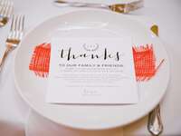 Modern square rehearsal dinner invitation