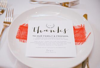 Modern square rehearsal dinner invitation