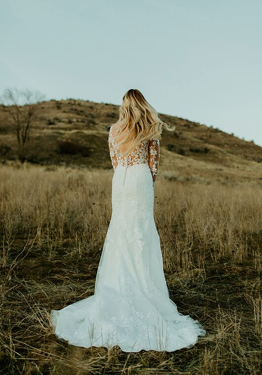 Stella York 7586 Column Wedding Dress - 3