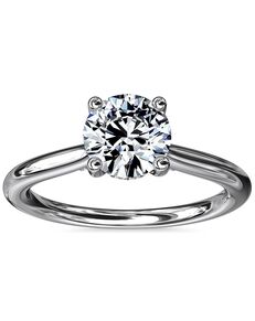 Blue Nile Round Cut Engagement Ring