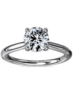Blue Nile Round Cut Engagement Ring