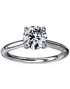 Blue Nile Round Cut Engagement Ring
