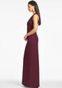 Sachin & Babi Loretta Gown - Deep Wine V-Neck Bridesmaid Dress - thumbnail - 2