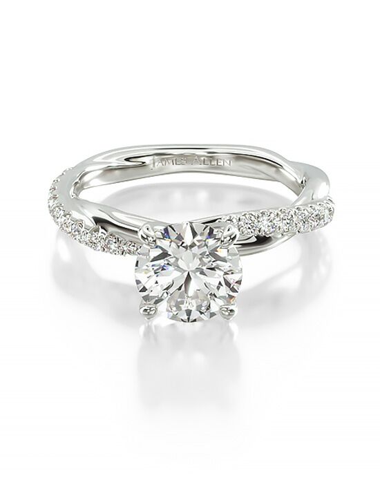 James Allen Round Cut Engagement Ring - 1