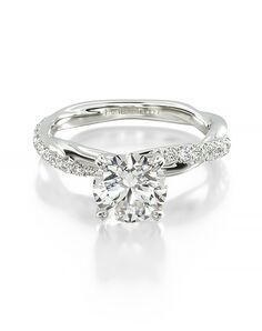 James Allen Round Cut Engagement Ring