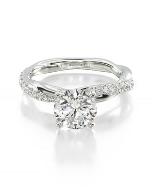 James Allen Round Cut Engagement Ring