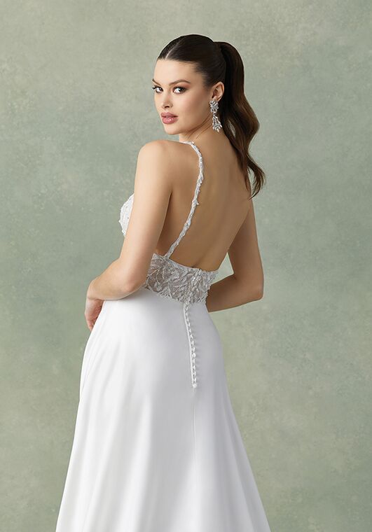 Justin Alexander Fidella A-Line Wedding Dress - 3