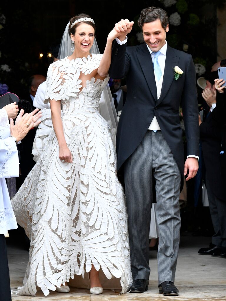 Countess Olympia von und zu Arco-Zinneberg's royal wedding dress