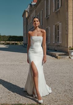 Sincerity Bridal 44447 Fit-and-Flare Wedding Dress