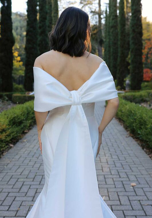 Essense of Australia D3754 Fit-and-Flare Wedding Dress - 3