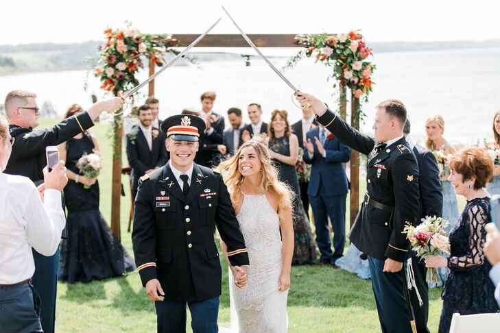 Rachel and Ariel traveled to Ariel’s family’s vacation home for their Independence Day–themed wedding, inspired by Rachel’s first visit there one Four