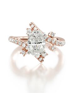 James Allen Oval Cut Engagement Ring