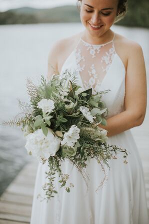 Sage Fern and Eucalyptus Bouquet