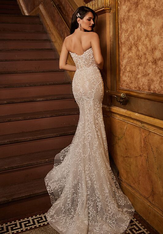 Calla Blanche 122102 Bita Sheath Wedding Dress - 2
