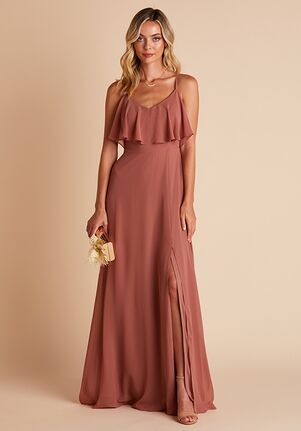 Birdy Grey Jane Convertible Dress in Desert Rose V-Neck Bridesmaid Dress