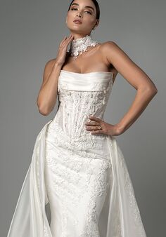 Martina Liana Luxe LE1415 Fit-and-Flare Wedding Dress