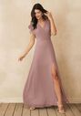 AW Bridal AW Kathy Dress V-Neck Bridesmaid Dress - thumbnail - 4