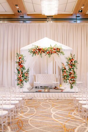 Mandap for Indian Hotel Wedding in Baltimore