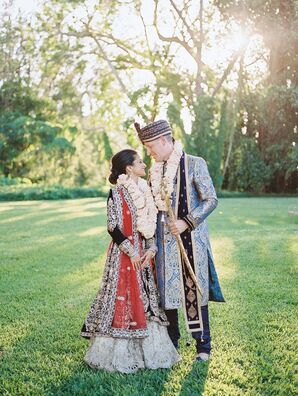 Traditional Indian Attire at Regal Miami, Florida, Wedding