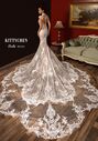 KITTY CHEN STELLA, H2215 Fit-and-Flare Wedding Dress - thumbnail - 3