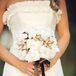 Samantha carried fresh cotton wrapped in ribbon.