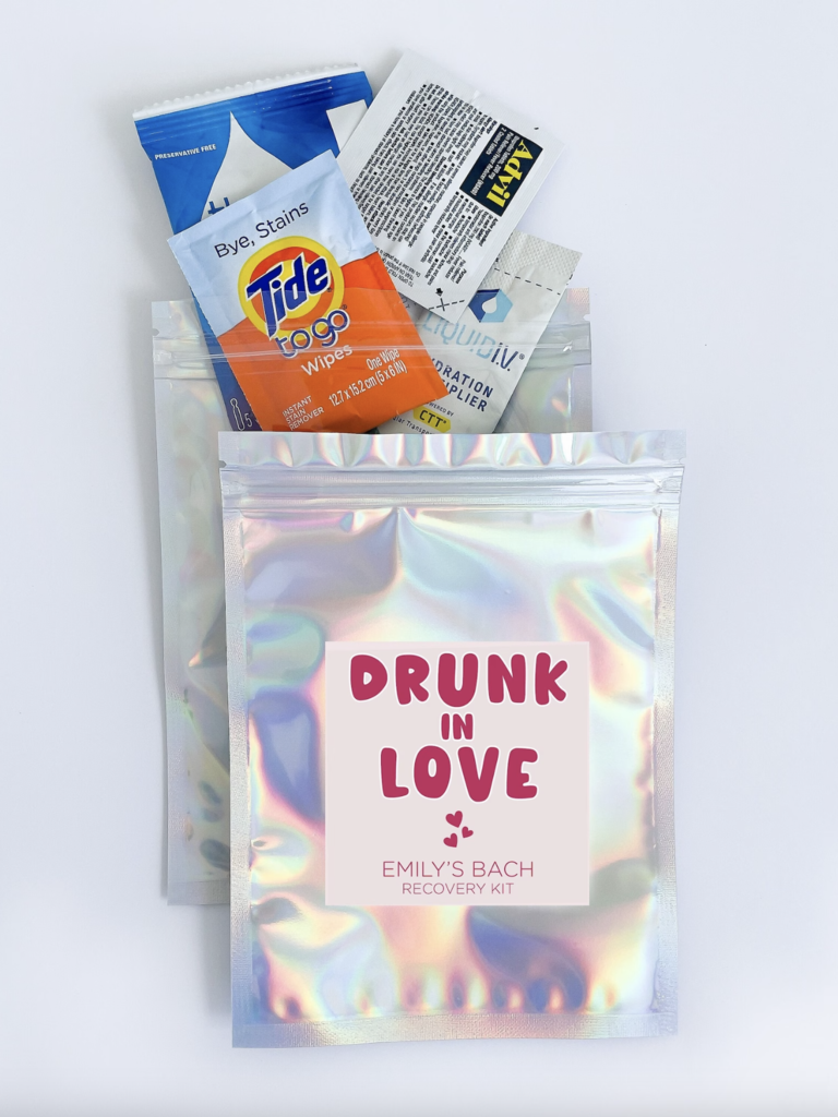 Drunk in Love Beyonce Bachelorette Party Hangover Kit Bags