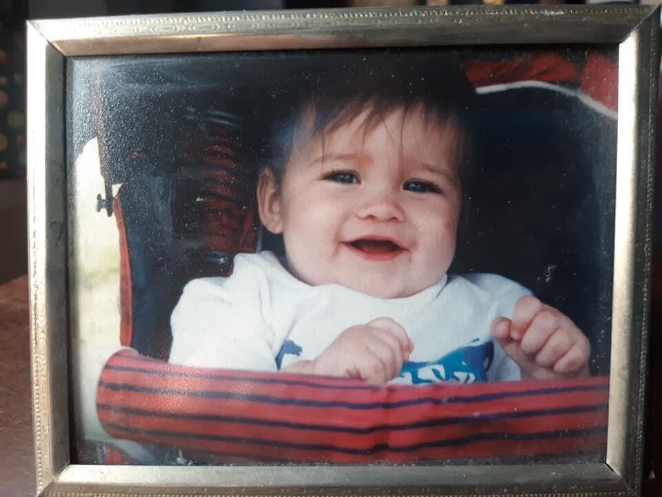 Picture of Baby Glynis could never have imagined what was to come...