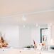 All-White Bar With Custom Neon Sign