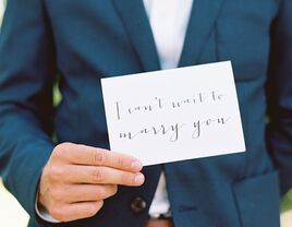 I can't wait to marry you