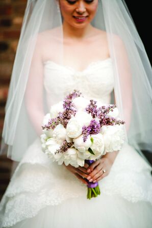 Peony and Lilac Bouquet