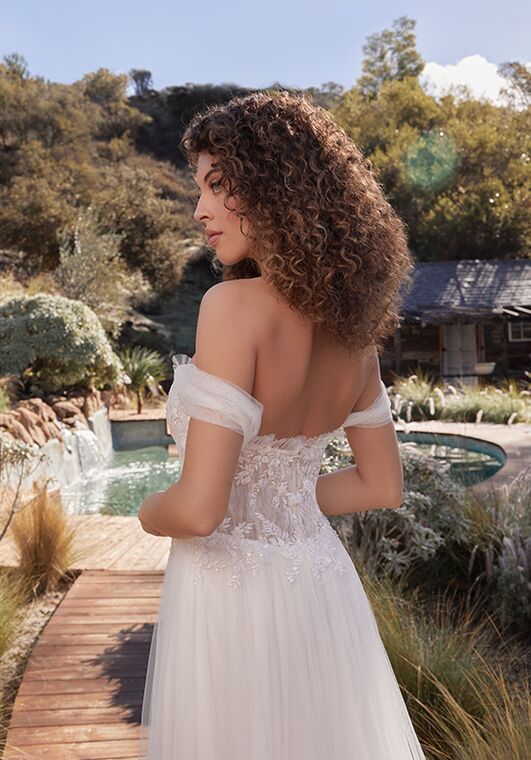 Beloved by Casablanca Bridal BL416-1 Cruz A-Line Wedding Dress - 3