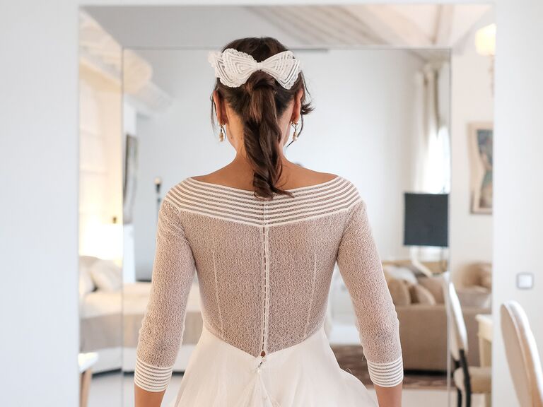 Wedding Hairstyles Sweet Bow