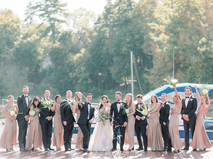 Wedding Party at Basin Harbor Club in Vergennes, Vermont