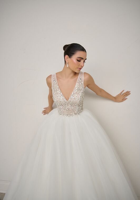 Justin Alexander Signature Marquise Ball Gown Wedding Dress - 3