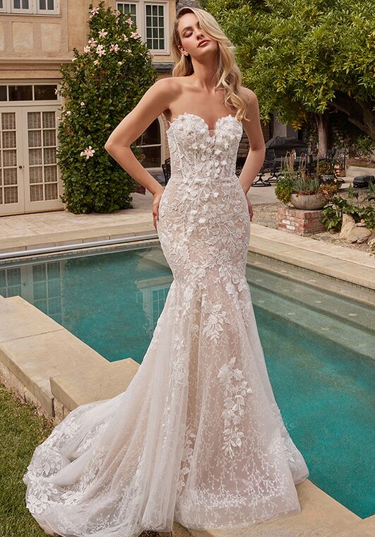 Ladivine CDS431W Mermaid and Trumpet Wedding Dress - 2