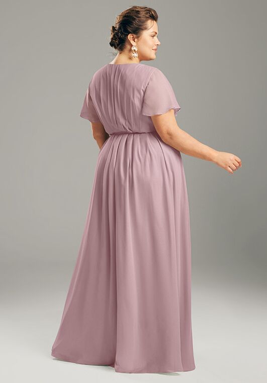 AW Bridal AW Ellison Dress V-Neck Bridesmaid Dress - 2