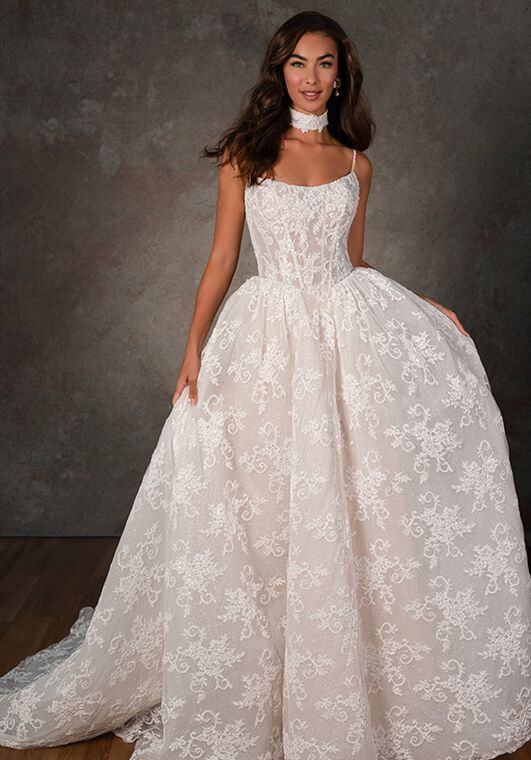 Essense of Australia D4425 A-Line Wedding Dress - 2