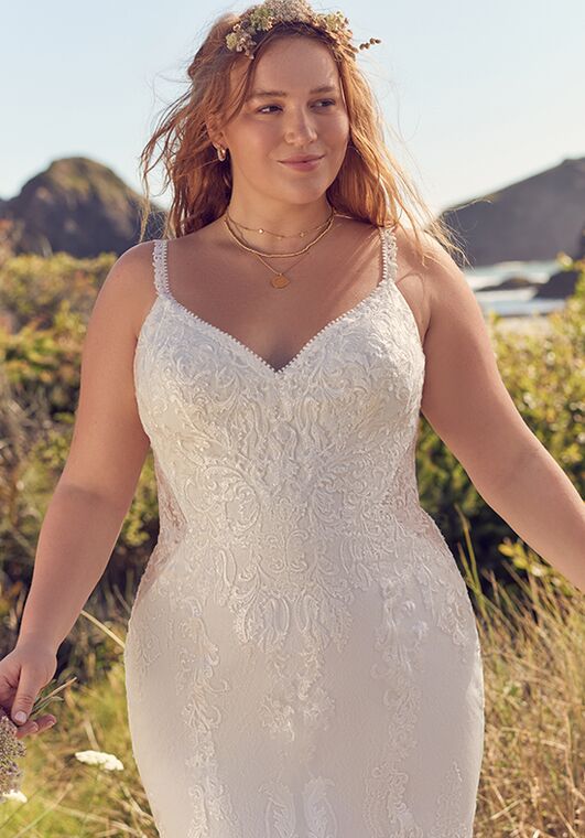 Rebecca Ingram LARKIN LYNETTE Sheath Wedding Dress - 3