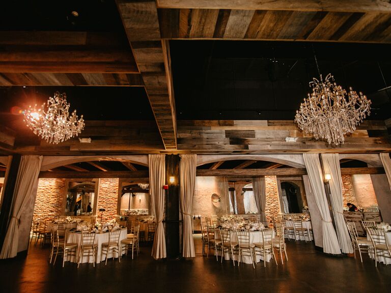 Industrial wedding venue in Island Park, New York.