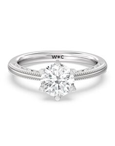 With Clarity Elegant Cushion, Emerald, Radiant, Round, Oval Cut Engagement Ring
