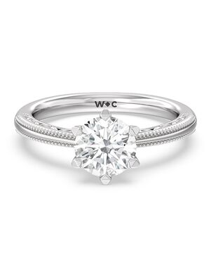 With Clarity Elegant Cushion, Emerald, Radiant, Round, Oval Cut Engagement Ring