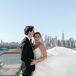 Wedding Portrait With Manhattan Skyline