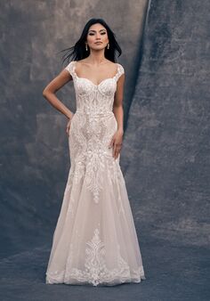 Allure Couture C712 Fit-and-Flare Wedding Dress