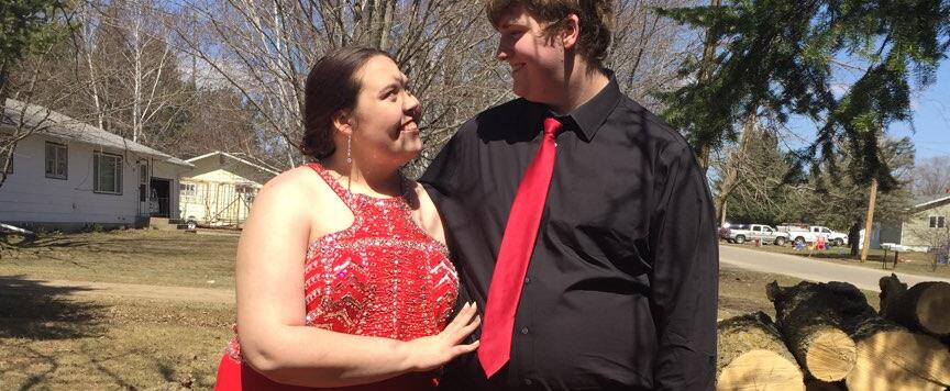 Picture of Our first prom