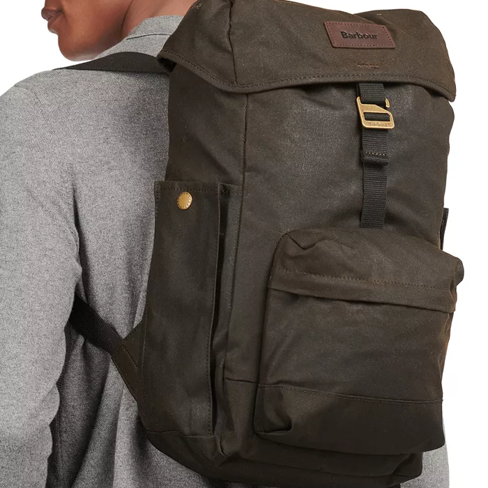 Waxed backpack from Macy's for your 16th wedding anniversary adventures